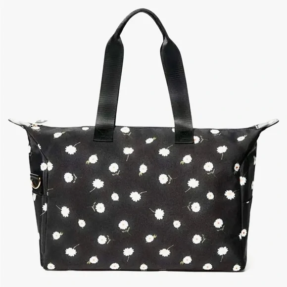 Alice & Olivia black daisy duffel bag - Picture 4 of 10